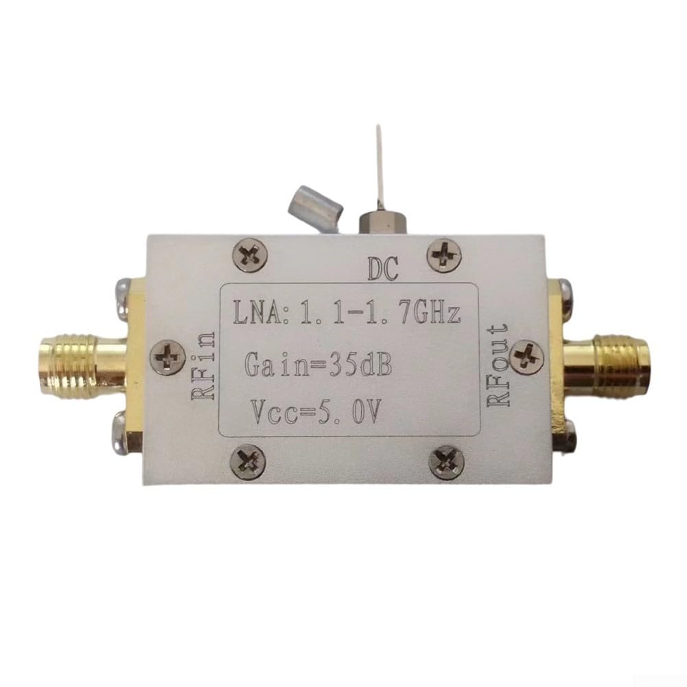 Large bande pour Lna 1,1-1,7 GHz avec gain élevé de 35 dB et pour un bruit ultra faible de 0,6 dB pour GPS Beidou Glonass pour l'amélioration du signal du récepteur Galileo