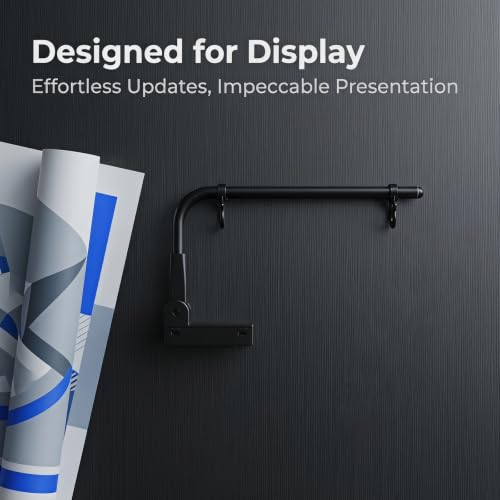Soporte en L para cartel publicitario sin daños imanes potentes aluminio 2x 3