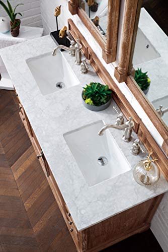 60 In. Double Vanity Cabinet In Driftwood #TOP7