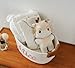 JUPPE Baptism and Newborn Baby Show Gift Basket with Personalized Name, Toys and Storage Organizer Custom Baby Shower Basket Gift Cotton Rope Basket Gift Nursery Decor Newborn Gifts (Style 1)