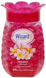 Wizard Hawaiian Retreat Scented Crystal Beads Air Freshener & Odor Eliminator | Home Fragrance - 12 Ounce (Pack of 2)