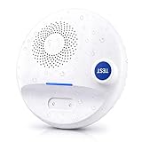 Kabelloser Wasserleck-Alarm mit Doppelsonde – 100 dB lauter Wassersensor, IP67 wasserdicht, erkennt Tropfen & Überschwemmung, Standalone oder Smart Hub, für Keller, Küche & Bad