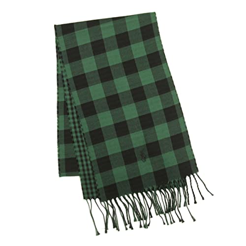 [ポロ ラルフローレン] マフラー メンズ レディース 正規品 ニット チェック柄マフラー REVERSIBLE CHECK SCARF PC0 写真参照 並行輸入品 (コード：4150740510-1) [並行輸入品]