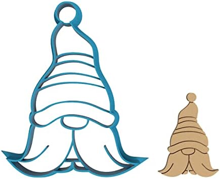 Gnome in Tall Hat - Cookie Cutter/Sugar Cookie/Fondant/Clay (0297) image 3