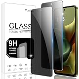 Vuciya Lot de 2X Protection Écran Anti Espion pour Motorola Moto E15/G15/G15 Power/G05 Verre Trempé 9H Dureté Vitre Film Résistant aux Rayures Anti Shatter Anti Fingerprin