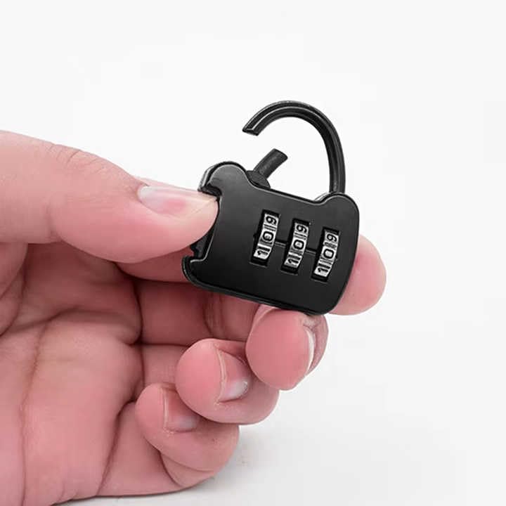 Image of QUIRA 3-Digit Combination Padlock, Security Lock, Resettable Code for Gym Lockers and Luggage