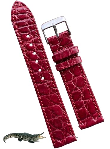 時計ベルト／クロコダイル.／ピンクレッド系／20-16／Ｍ 腕時計ベルト クロコダイル 20mm」の人気商品一覧 | 安い商品を