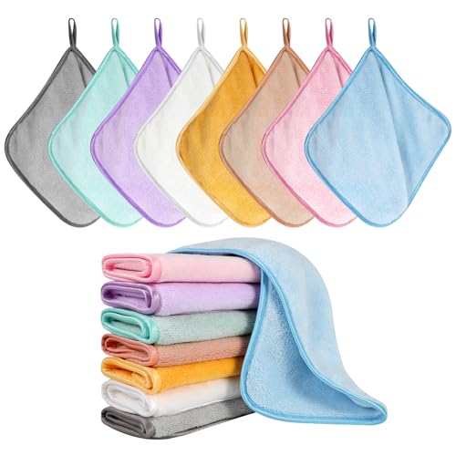 XEPST Toallitas Desmaquillantes, Paquete de Reutilizables para Rostro, Lavables, Eliminan Instantáneamente la Suciedad Solo con Agua