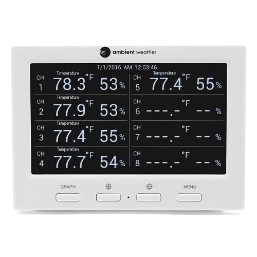 Ambient Weather WS-3000-X3 Thermo-Hygrometer Monitor w/ 8 Remote Sensors by Ambient Weather - Image 2
