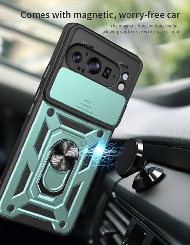 Accessoires Pixel9 coque rigide mince avec anneau et verre trempé écran