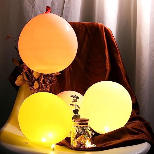 Encham 30 Stück LED Ballons Lichter Warmweiß mini Led Lichter für Ballon Gechenkenbox Geburtstag Party Deko Hochzeit Halloween Weihnachten Beleuchtung