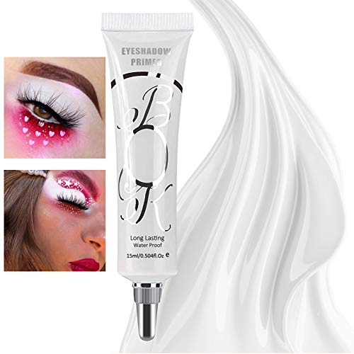 Eyeshadow Makeup Primer, 1 PCS Liquid Eyeshadow Primer Matte Eyeshadow Primer Base,Waterproof Long Lasting Eyeshadow Primer Makeup (0#White)