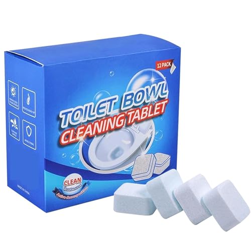 2025 Cleaner de inodoro extra fuerte,Juego de 12 piezas limpiador de inodoro,removedor de piedra de orina extra fuerte,para brillo y fragancia fresca (1 set)