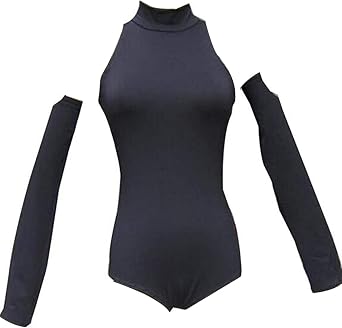 Poetic Walk Anime Womens Costume Elizabeth Cosplay Costume Black Suit Jumpsuit Custom