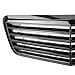Front Grill Bumper Grill Replacement for 2007 2008 2009 Mercrdes-Benz W211 E-Class E350 E550 E63 AMG, Gloss Black