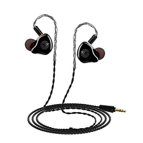 in Ear Headphones, Wired Earbuds Earphone/Headset with Detachable Cable /Noise-Isolating Sweatproof Sports Earphones,HiFi Bass