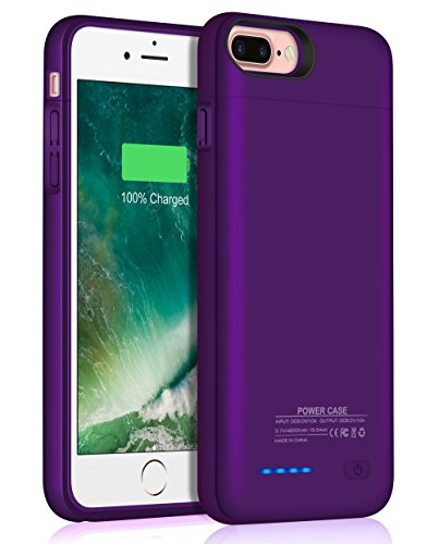 Battery Case for iPhone 7 Plus 8 Plus, JUBOTY 4200mAh Magnetic Slim Rechargeable