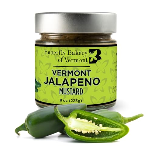 Image of Butterfly Bakery of Vermont Vermont Jalapeno Mustard, 8 oz