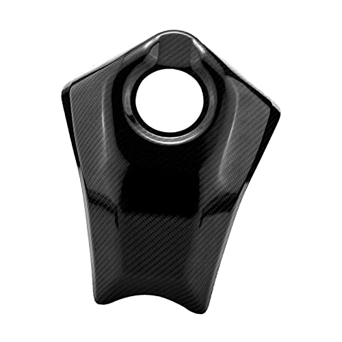 Couvercle réservoir essence en fibre de carbone pour protection de cadre moto