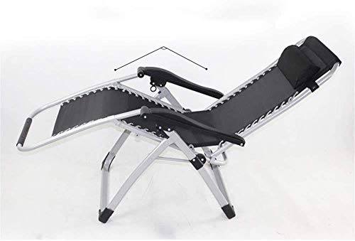 Chaise longue de terrasse et patio ajustable avec structure pliable - 5