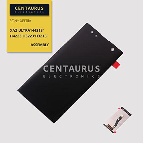 Assembly Replacement for Sony Xperia XA2 Ultra H4213 H4223 H3223 H3213 SM22 6.0 inch LCD Display Touch Screen Digitizer Glass Complete Full Replacement Parts (Black)
