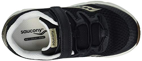 Saucony Boy's Baby Freedom Iso Sneaker Sandal, Black/Gold, 6 Little Kid #TOP4