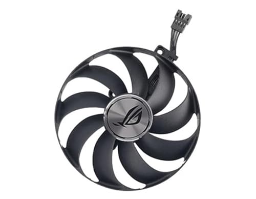 ASUS ROG STRIX RTX 3050 3060 OC & GAMING Series Replacement Fan for ASUS Graphics Cards, Air Cooling, 89mm, 12V, 7-Pin Graphics Card Cooler, VGA Card Replacement GPU Fan (Fan A (4-Pin))