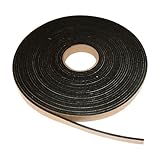 FindTape Polyester 4mm Felt Tape – 1 in. x 50 ft. Felt Strips with Adhesive Backing and Furniture Strips, Great for Arts and Crafts, Classrooms, and Protecting Furniture (Black)