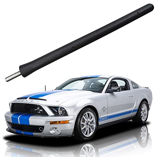 Antena corta para Ford Mustang que resiste el túnel de lavado sin romperse
