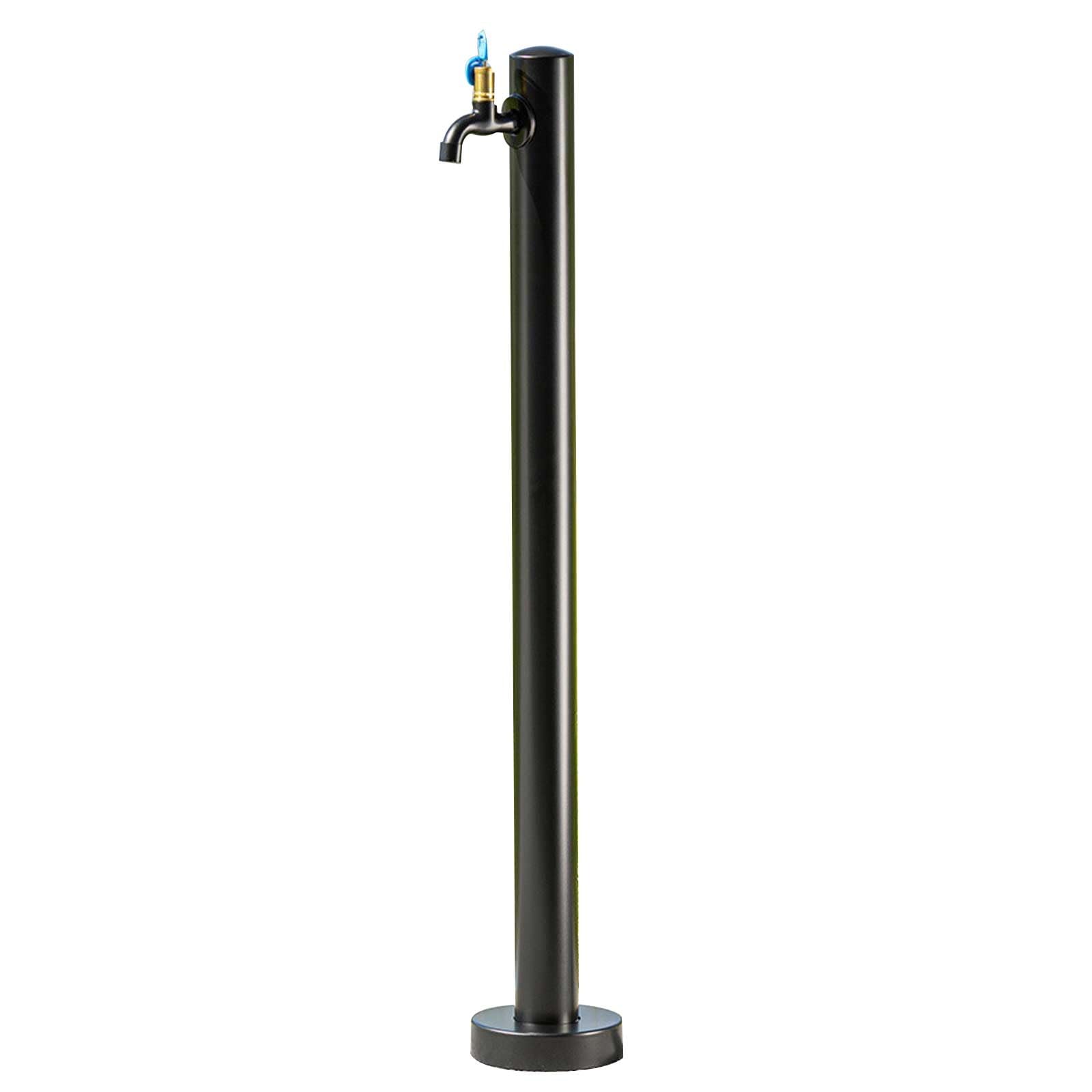 BHGFYXBS Stainless Steel Vertical Garden Water Column With Lock Faucet, 37In Antifreeze Yard Hydrant, Floor Mount For Garden, Farm & Backyard Use,size_name-95cm/37in