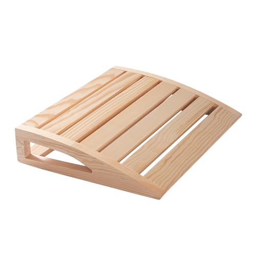 Generisch Holz Sauna Kopfstütze Handgefertigt: Ergonomisch Für Dampfbad Entspannung (38x31x7cm, 800g) – Atmungsaktives Design & Feuchtigkeitsbeständig