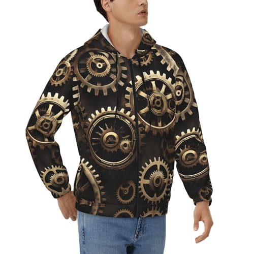 Sweat à capuche Steampunk homme idéal pour un look urbain décontracté