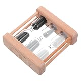 DOITOOL Holz Sanduhr Minuten Vintage Sand Timer mit Natürlichem Holzrahmen Meditationsuhr für Büro Wohnkultur Zahnpflege und Entspannung