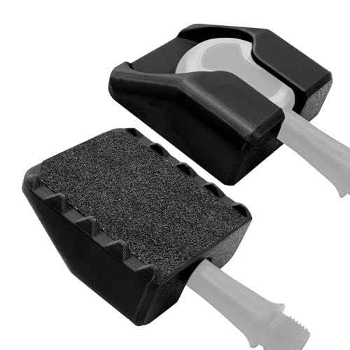 for Speedplay Compatible Pedal Adapters, Flat Platform Conversion Kit, Anti-Slip Surface, Road Cycling and Indoor Training (Black)