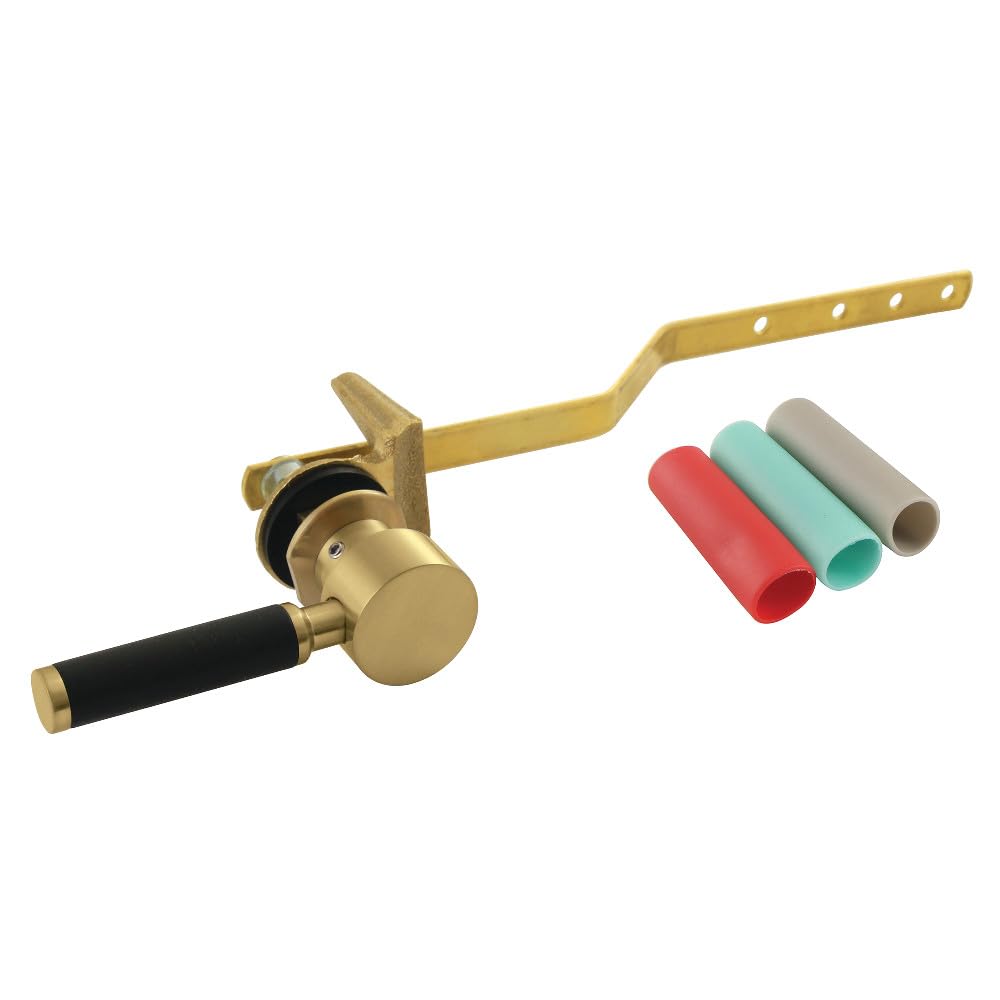 Kaiser Front Mount Toilet Tank Lever Brushed Brass