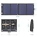 Solar Charger Solar Panel Charger, VITCOCO 16W Foldable Solar Phone Charger with 2 USB Ports & Display Function for iPhone, iPad, Android, Power Bank, Waterproof Portable for Outdoor Camping