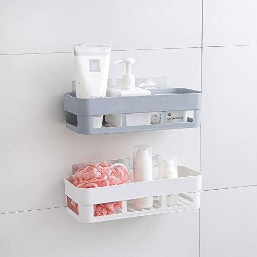 PARATPAR MALL Heavy Plastic Vacuum Suction Bathroom Shelf Storage Rack Removable Reusable Kitchen Sink Sponge Storage Organizer Holder Basket (Set of 2 pcs, Multicolour) (B07YRHFX2C) Amazon Price History, Amazon Price Tracker