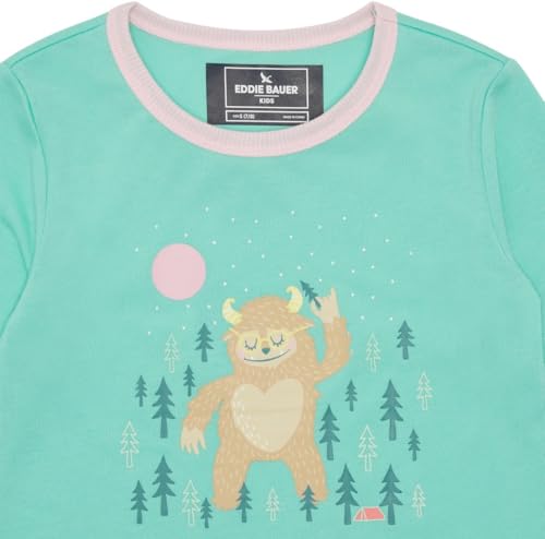 Eddie Bauer Youth Girl's 4 Piece PJ Sleep Set4