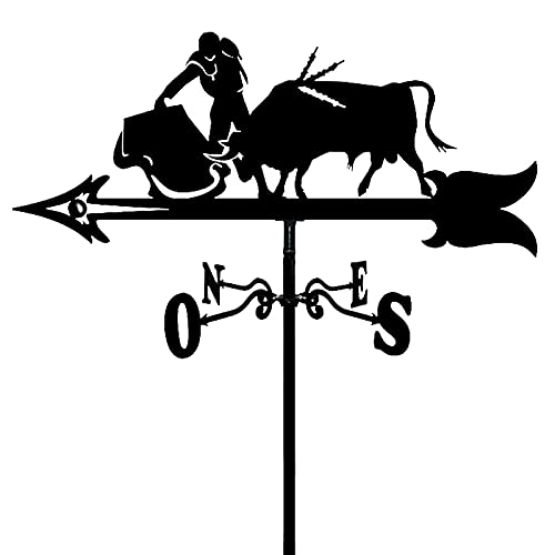 Girouette ornement animal de style traditionnel pour toit de cour