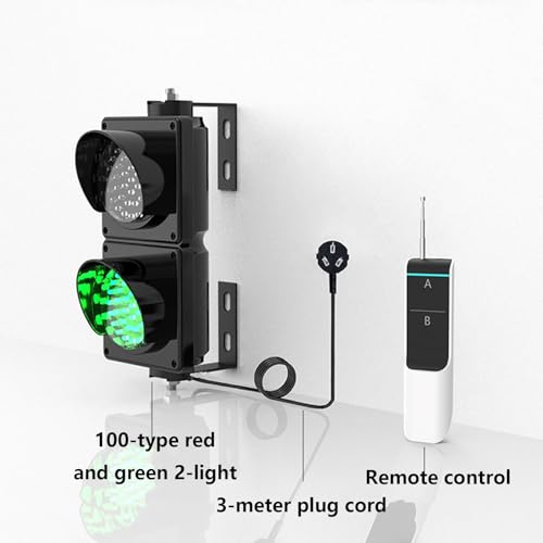 Feux de circulation à LED rouge et vert avec télécommande longue portée 1000m - 4