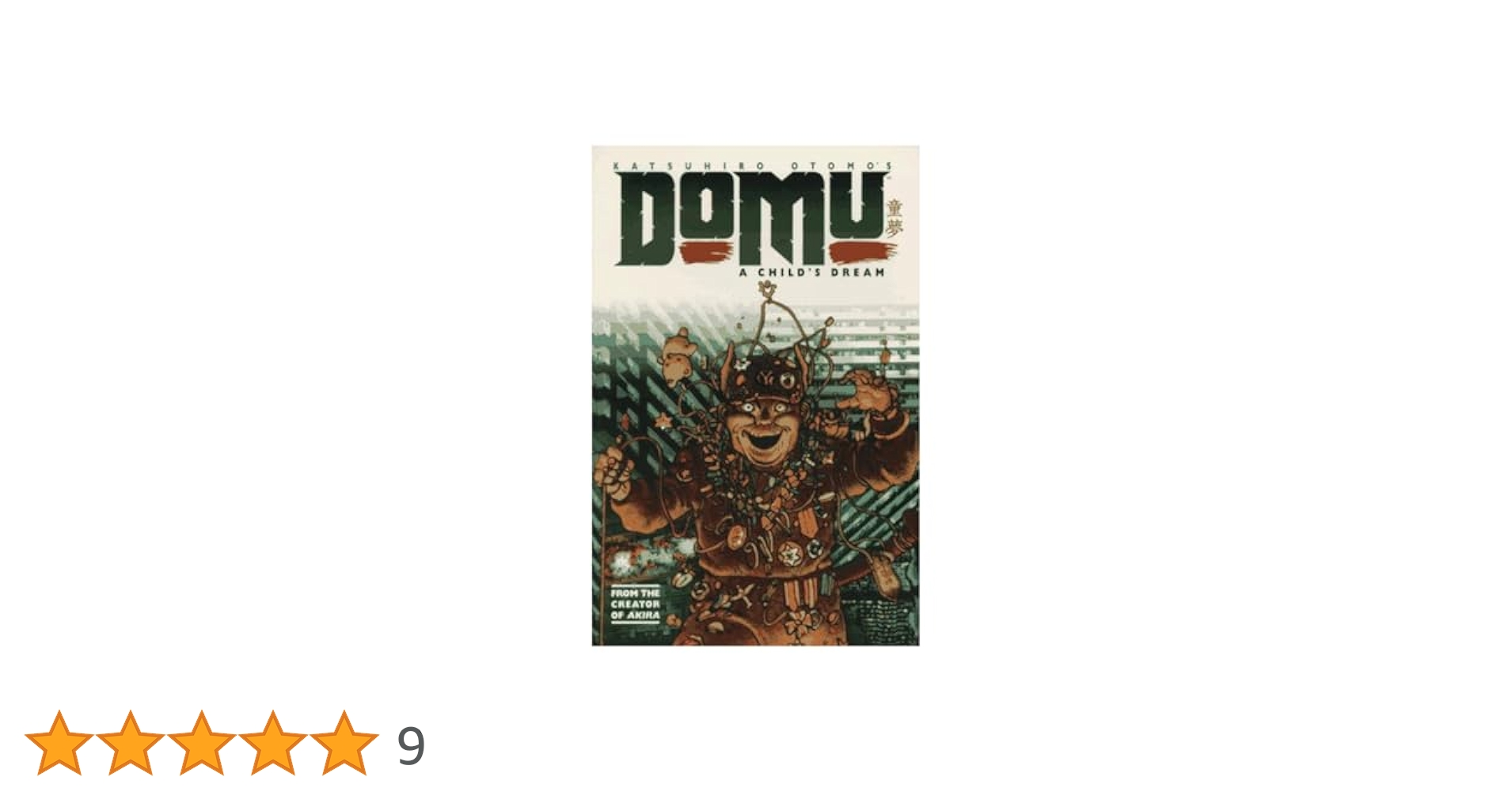 Domu KATSUHIKRO OTOMO 童夢 大友克洋 英語版 Domu KATSUHIKRO OTOMO 童夢 大友克洋 英語版