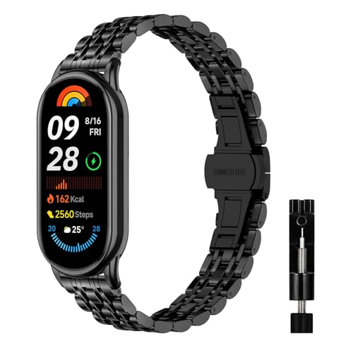 [ZoRoll] �o���h Xiaomi Smart Band 10 / 9 / 8 �Ή� �X�e�����X�o���h ���^���X�g���b�v �X�}�[�g�E�H�b�`�X�g���b�v �����x���g�X�e�����X�� �h�K �o�^�t���C�o�b�N�� �T�C�Y�����H��t�� �ւ��x���gXiaomi Mi B