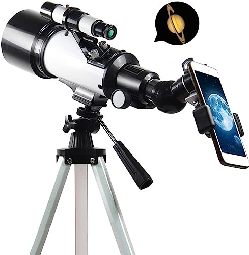 Telescopio astronómico refractor portátil YANYO con trípode ajustable miniatura 1