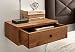HOGAR24 ES- Cabecero Acabado Madera Maciza Natural + 2 mesitas flotantes con...