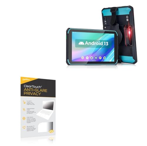 BoxWave Screen Protector Compatible with Munbyn ILT01 - ClearTouch Anti-Glare Privacy (2-Pack), Privacy Screen Protector Flexible Film Anti-Glare