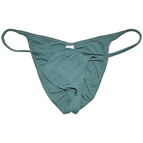 Men's Check Spandex Bikini Briefs Underwear Cheek Briefs Panties Close Fitting Ruched Back Underpants Tiny Waist2