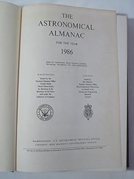 Hardcover Astronomical Almanac for the Year, 1986 Book
