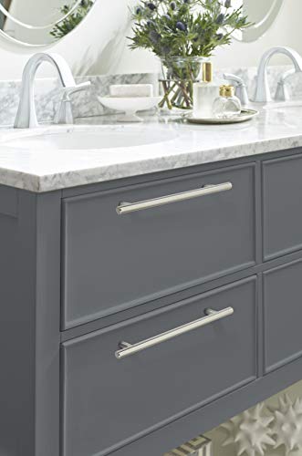 Amerock | Cabinet Pull | Satin Nickel | 7 Inch (178 Mm) Center To Center | Bar Pulls | 10 Pack | Drawer Pull | Drawer Handle | Cabinet Hardware #TOP1