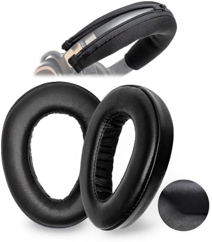 Cuscinetti Auricolari In Pelle Per Sennheiser PXC550, MB660 - Con Memory Foam, Isolamento Acustico - Foto 7