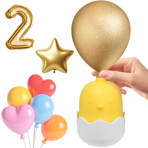 OBEST Pompe à Ballons Electrique 400W,Pompe à Ballons Electrique Portable pour Les Ballons de Mariage,Gonfleur Ballon Baudruche,Anniversaire et Fête,Pompe...